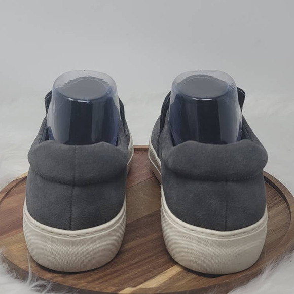 J Slides Platform Suede Gray Casual Walking Daily Sneakers Loafers Womens 9 - Picture 3 of 8